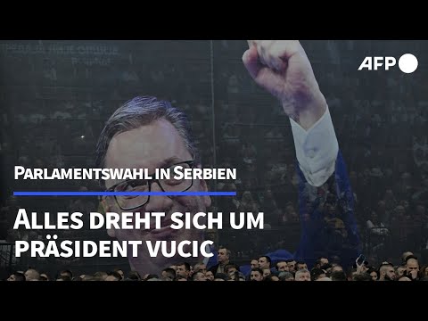 Serbiens Präsident Vucic im Mittelpunkt der Parlamentswahl | AFP
