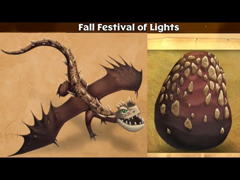 Quicksand (Fall Festival of Lights) Max Level 134 - New Exclusive Sandbuster - Dragons:Rise of Berk