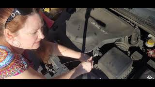 HOW TO CHECK TRANSMISSION FLUID ON 2012 CHRYSLER 200 & TOP IT OFF