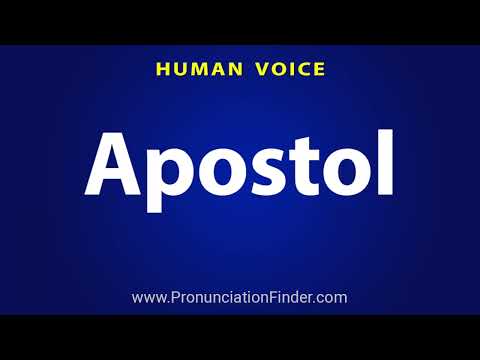 How To Pronounce Apostol