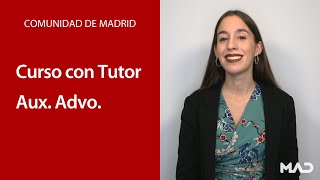 Curso Online con Tutor 👉 Auxiliar Administrativo de la Comunidad de Madrid | MAD 📚