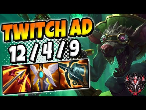 Twitch vs Jinx [ ADC ] Lol Korea Grandmaster Patch 12.4