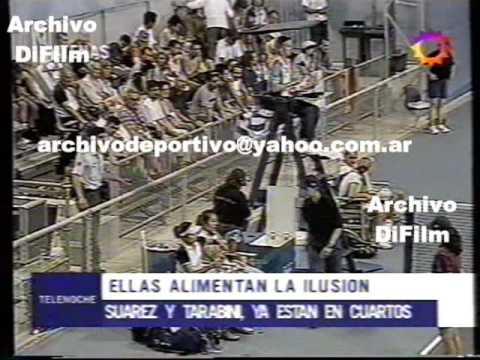 DiFilm - Tenis Paola Suarez y Patricia Tarabini ya estan en cuartos 2004