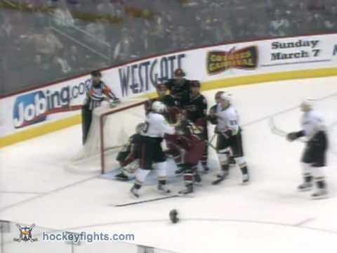 Corey Perry vs Derek Morris Mar 6, 2010
