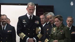 S.M. el Rey visita la Escuela de Suboficiales de la Armada
