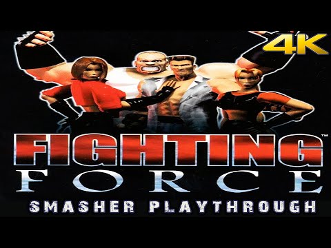 Fighting Force (1997) | PS1 4K60ᶠᵖˢ Classics | FULL GAME - SMASHER | Gameplay Walkthrough