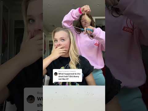JoJo Siwa Replying to @mkrob  @averycyrus 💇🏼‍♀️ she likes my long hair and my shortie hair!!!🫶🏼