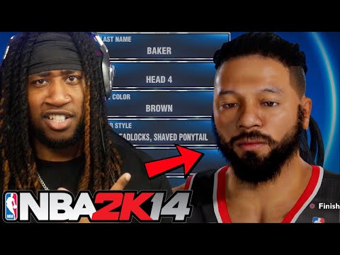 NBA 2K14 MyCAREER #1 - I RECREATED THE 6 GOD 10 YEARS LATER!
