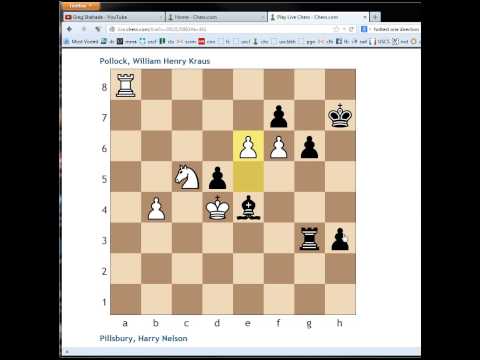 Key Moments in Chess History #81: Hastings 1895 - Pillsbury vs Pollock
