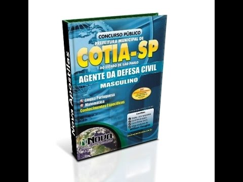 Apostila Concurso Cotia 2015 - Agente de Defesa Civil
