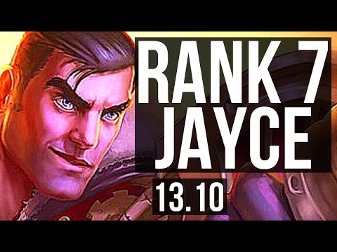 JAYCE vs TRYNDAMERE (TOP) | 5/0/1, Rank 7 Jayce | KR Challenger | 13.10