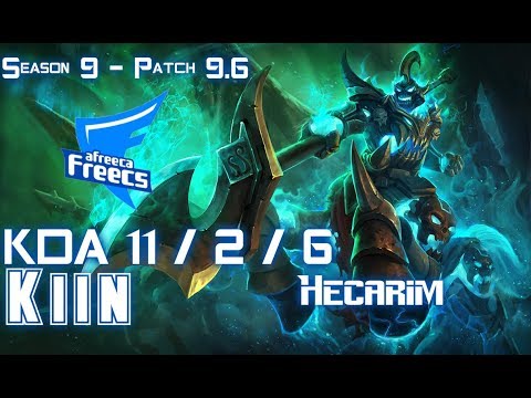 AFs Kiin HECARIM vs GANGPLANK Top - Patch 9.6 KR Ranked