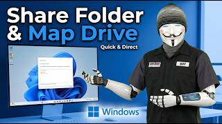 Share Files & Folders Windows 11 How To Map Network Drive Shared Folde
