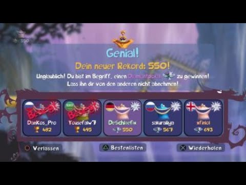 Rayman® Legends_ 09/07/2022 - Solo Dojo daily Challenge "550 / Diamond Cup | Ps4
