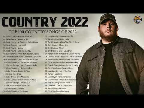 Top 100 Country Songs of 2022 - Luke Combs, Chris Stapleton, Chris Lane, Morgan Wallen, Taylor Swift