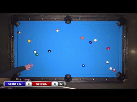 Cedric Sloan vs Cole Gibbons (8-Ball, Race to 20)