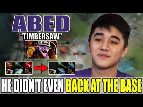 WATCH ABED TIMBERSAW ENDING THE GAME WITHOUT GETTING REGEN ON THE FOUNTAIN - DOTA 2 DOTA 2