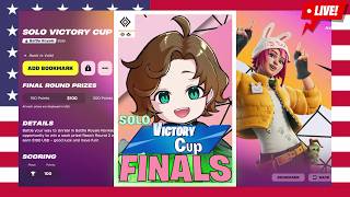 🔴決勝🇺🇸NAW SOLO VICTORY CUP FINALS | FORTNITE LIVE  フォートナイト ライブ