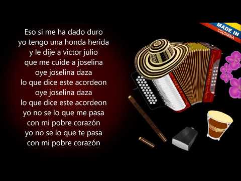 Joselina Daza Alejo Durán Letra