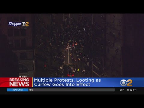 Thousands Ignore New York City's 8 p.m. Curfew