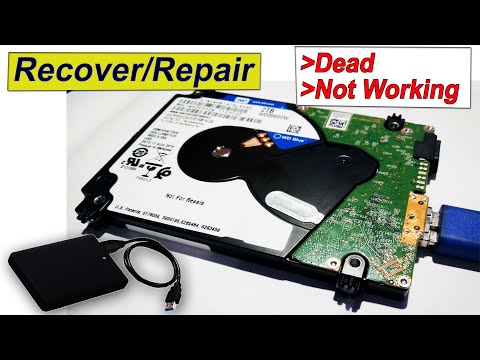 How to repair a dead external hard drive, WD external hard drive not working.