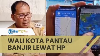 Wali Kota Makassar Pantau Banjir Via Ponsel, Minta Seluruh Warga Waspada