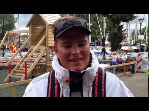 Day 1 of the 2014 Finn Silver Cup 2014 in Hoorn