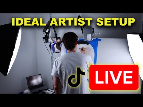 The IDEAL TikTok Live Setup for Artists in 2024! | Cheap & Easy!