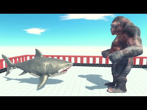 Mutant Megalodon Vs Every Giant Unit ARBS | Animal Revolt Battle Simulator