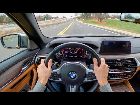 2018 BMW M550i xDrive - POV Test Drive by Tedward (Binaural Audio)