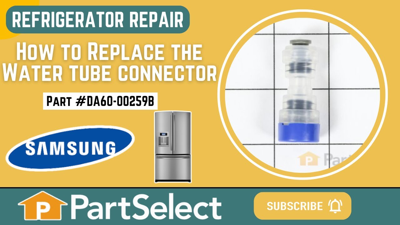 Replacing the Refrigerator Water Tube Fitting