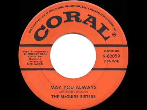 1959 HITS ARCHIVE  May You Always   McGuire Sisters