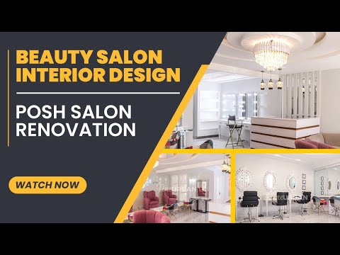Beauty Salon Interior Design/ Salon Renovation