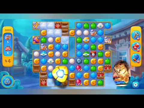 Fishdom 2022, no Boosters,   9889  level  -  прохождение без бустеров,   9889  уровень.