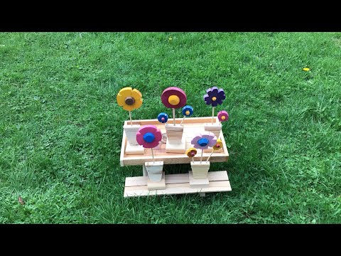 Orders From Headquarters: Wooden Flower Decor!