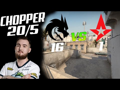 CSGO POV TEAM SPIRIT CHOPPER(20/5) VS ASTRALIS DUST 2 IEM Katowice 2021 21.02.21!