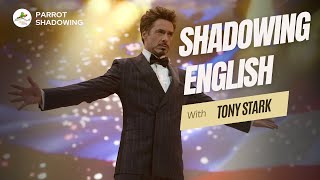 Shadowing English with Tony Stark (Iron Man) at Stark Expo | American Accent | Shadowing Exercises