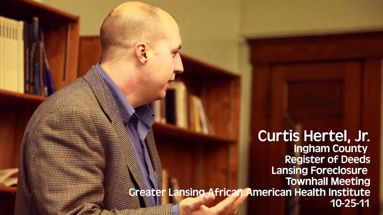 Register of Deeds Curtis Hertel, Jr., Explains the Foreclosure Mess - Pt 3 - YouTube