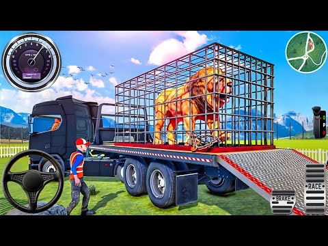 Animal Cargo Truck Driving Game 3D - Animal Transport Cargo Truck 2024 - Android Gameplay