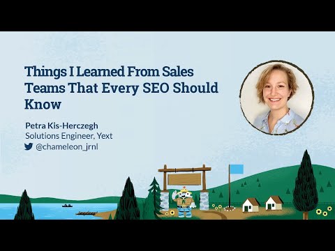 Things I Learned from Sales Teams that Every SEO Should Know [MozCon 2022] — Petra Kis-Herczegh