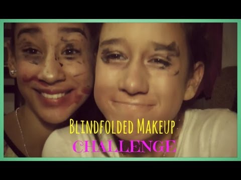Blind Folded Makeup Challenge!!!