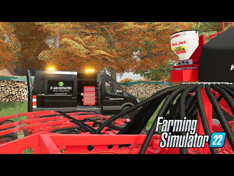 Horsch Drill Breaksdown + Autumn Cultivations ! | EF Agri Contractors Ep8 | Farming Simulator 22