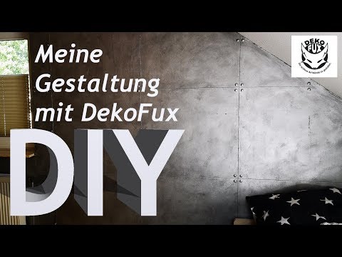 DekoFux - DIY metallic look Wandgestaltung Silber