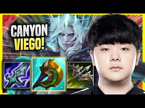 CANYON DESTROYING WITH VIEGO! - DK Canyon Plays Viego JUNGLE vs Lee Sin! | Preseason 2022