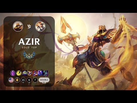 Azir Top vs Lux - NA Challenger Patch 13.15