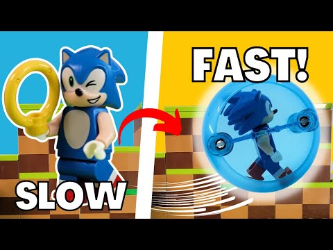 I Built LEGO Sonic a SPEED TRACK!