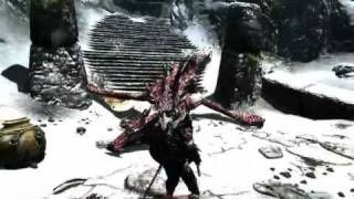 preview picture of video 'Skyrim: Magma Dragon Fight'