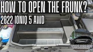 How To Open The Frunk In The Hyundai Ioniq 5 - A Little Different From The Competition