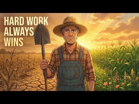 A farmer who never quit/English moral Story/Like and subscribe#fyp 