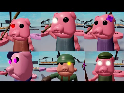 All Gurty Jumpscares | The Piggy Battle
